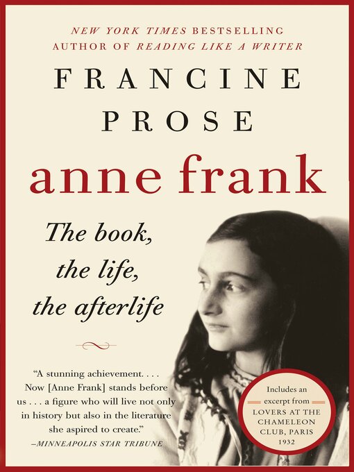 Title details for Anne Frank by Francine Prose - Wait list